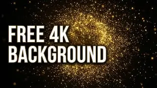 Cinematic Gold Dust Particles | 4K Background No Copyright | ZUKO Library