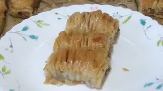💯ÇITIR ÇITIR EL AÇMASI BURMA BAKLAVA  👌#baklava #tatlı #delicious