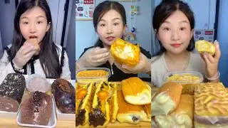 Asmr Challenge Cake 🍰🎂 Dessert 🎂 Chocolate 🍫 Tiramisu cheesecake Mochi #asmr #creamy #lavacake 