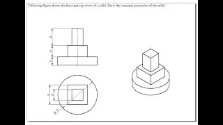Example 30 on Isometric Projections