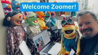 Zoomer from Pubbets arrives at The Puppet Hideaway with Eric Thomsen