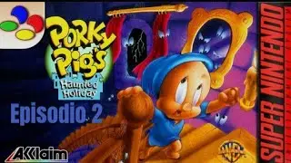 ENFRENTAMIENTO CON SAM BIGOTES Jugando Porky Pigs Haunted Holiday (Episodio 2) Game | Luigi Gameplay