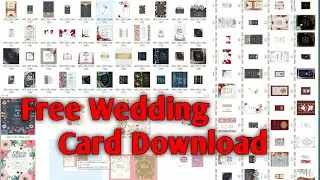 Wedding Card Free Download | How To Download Wedding Card | Coreldraw Tutorial | Mohit Studio97