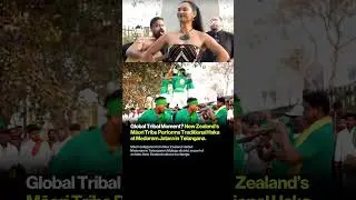 Māori Tribe Performs Traditional Haka at Medaram Jatara in Telangana.