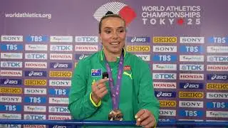 Mackenzie Little reflects on her bronze medal in the javelin at the 2025 World Champs in Tokyo