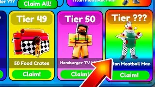 I COMPLETE ALL NEW FOOD EVENT PASS!! 🍝 FOOD CRATE UPDATE IS TOMORROW 🍔 - Roblox Toilet Tower Defense