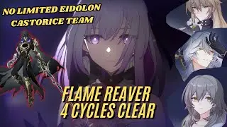 I Tried Castorice, She's OP? No Limited Eidolon Team | MOC 12 Clear | 4 Cycles | Honkai: Star Rail