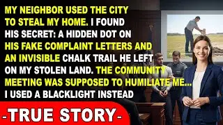 The Neighbor Who Blackmailed Me With Fake Letters. I Used A Blacklight.