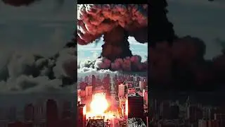 Burning City: Post-Nuclear Landscape! #Nuclear #Explosion #Atomic #Bomb