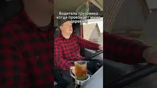 TWITCH: MELLSTROY Водитель грузовика когда проезжает мимо деревни