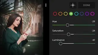 Dark Green Tone Effect lightroom photo editing / DNG  Download Free