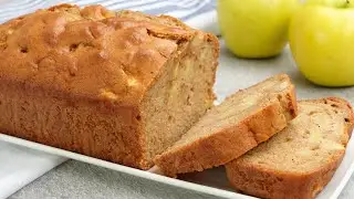 Super Moist & Easy Apple Loaf Cake &ndash; No Mixer Needed! 🍎