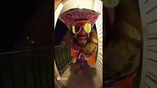 Macho Man is mad geeked right now caught on doorbell cam