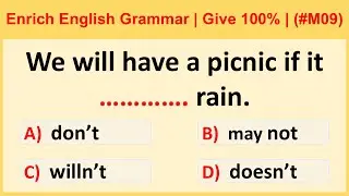Enrich Your English Grammar | With these Beneficial Quiz | Try to Give 100% | Siriz #M09