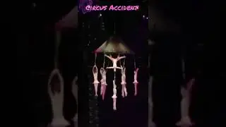 Circus Accident 🥺#shorts #circus #acrobats #accident #travel #ringlingbros #dangerous #viral #safety