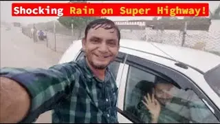 Heavy Thunderstorm Hits Karachi 2025 | Dramatic Weather on Super Highway M-9 | Travel Vlog