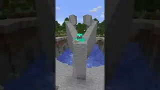 IMPOSSIBLE CIRCLE STAIR BUILD SPED UP😭😎#minecraft #