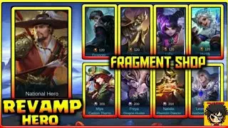 NEW UPDATES| Revamped Yi Sun Shin + New FRAGMENTS SHOP (PHARSA Statue) in MOBILE LEGENDS