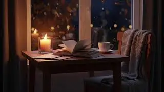 Fireside Jazz on a Cold Winter Night | Crackling Fireplace & Smooth Piano Calm