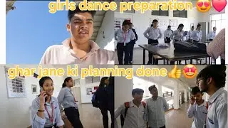 Finally holi pe ghar jayenge🥹😍||| girls dance preparation shuru😎🤟||| full vlog🫶