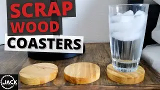 Simple DIY Coasters from Scrap Wood