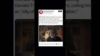 Founding Black Panther, Endorses Donald Trump For President - Romans 14:19