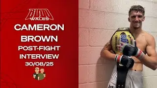 Cameron Brown | Post-Fight Interview | Budo Wales
