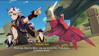 Itto's Beetle Battle Event | Almighty Arataki Extraordinary and Exhilarating Extreme Beetle Brawl!