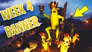 Fortnite Season 8 - WEEK 4 SECRET BANNER ICON LOCATION