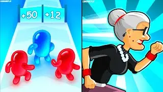 Join Blob Clash 3D vs Angry Gran Run