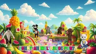 💃💃💃Cat Dance Rat Dance Dog Dance || Funny Animal Cartoon Video for Kids || 🐱🐭🐶@ZooGrooveKidsFun