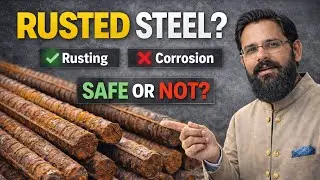 Can we use Rusted Steel bars in a Building? Difference between Rusting & corrosion? | Tips & Tricks