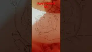 Father and baby drawing 🙏❤️#Father&day#Father#baby