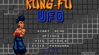 Kung-Fu UFO - SEGA Megadrive / Genesis WIP Homebrew pre alpha gameplay video