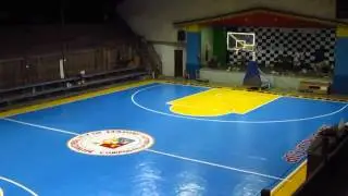 LGU MABINI GYM  upgrade ,movable goal,rubberized basketball court gym lighting