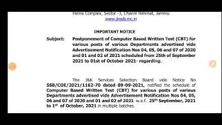 JKSSB EXAMS POSTPONED & SPECIAL ADVICE BY AAFAQ SIR