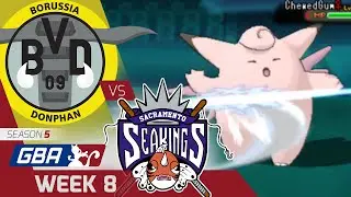 GBA S5W8  | Borussia Donphan (4-3) VS  Sacramento Seakings (2-5)