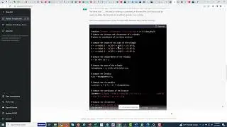 Open AI chat box.  Testing an AI generated Matlab code and making the AI fix it's own errors.