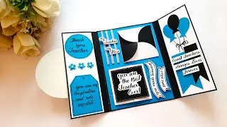 Miss You Card for Teacher | Handmade Card for Teacher | DIY Greeting Card | Tutorial