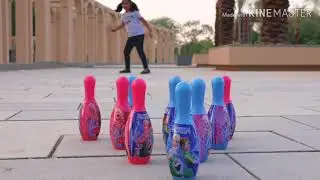 Frozen Bowling Set Kids Indoor Outdoor Fun Children Games