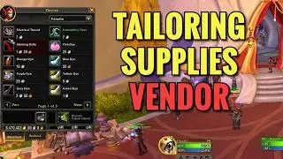 Silvermoon City Tailoring Supplies Vendor Location (WoW Midnight)