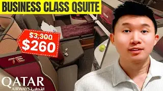 I PAID $260 FOR QATAR AIRWAYS BUSINESS CLASS
