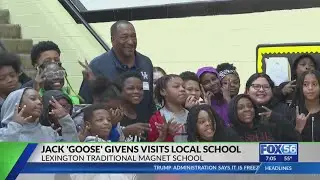Former NBA star from Lexington visits students to inspire