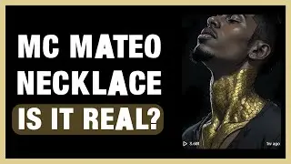 MC Mateo Gold Skin AI Generated or Legit? | Viral MC Mateo Gold Neck Real or Fake?
