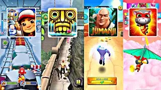 Subway Surfers 🆚 Temple Run 2 🆚 Jumanji 🆚 Talking Tom Hero Dash