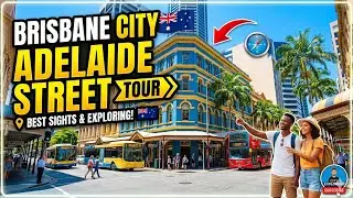 Brisbane city ( Adelaide street & Elizabeth Street ) 4k Drive #brisbane #australia #queensland
