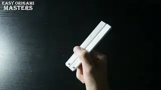 Нож-бабочка из бумаги