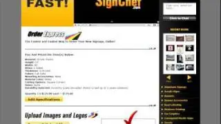 Custom Signs (www.TheSignChef.com) The Fastest Way To Order a Sign