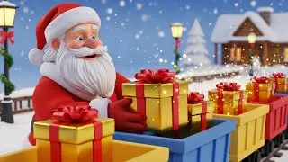 Santa&rsquo;s Color Train Song for Kids | Color Learning Train Song, Popular Nursery Rhyme, Baby Songs