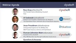 Cloudsoft Webinar feat. IBM Blue Box and 451 Research